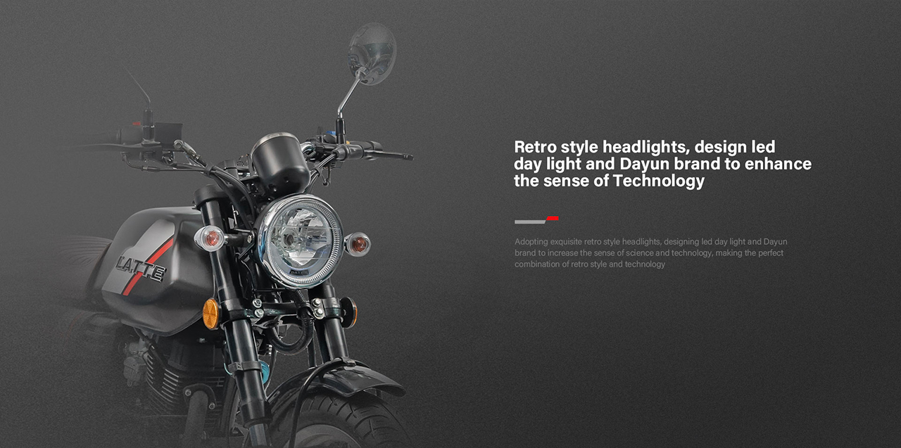 200cc Retro Motorcycle