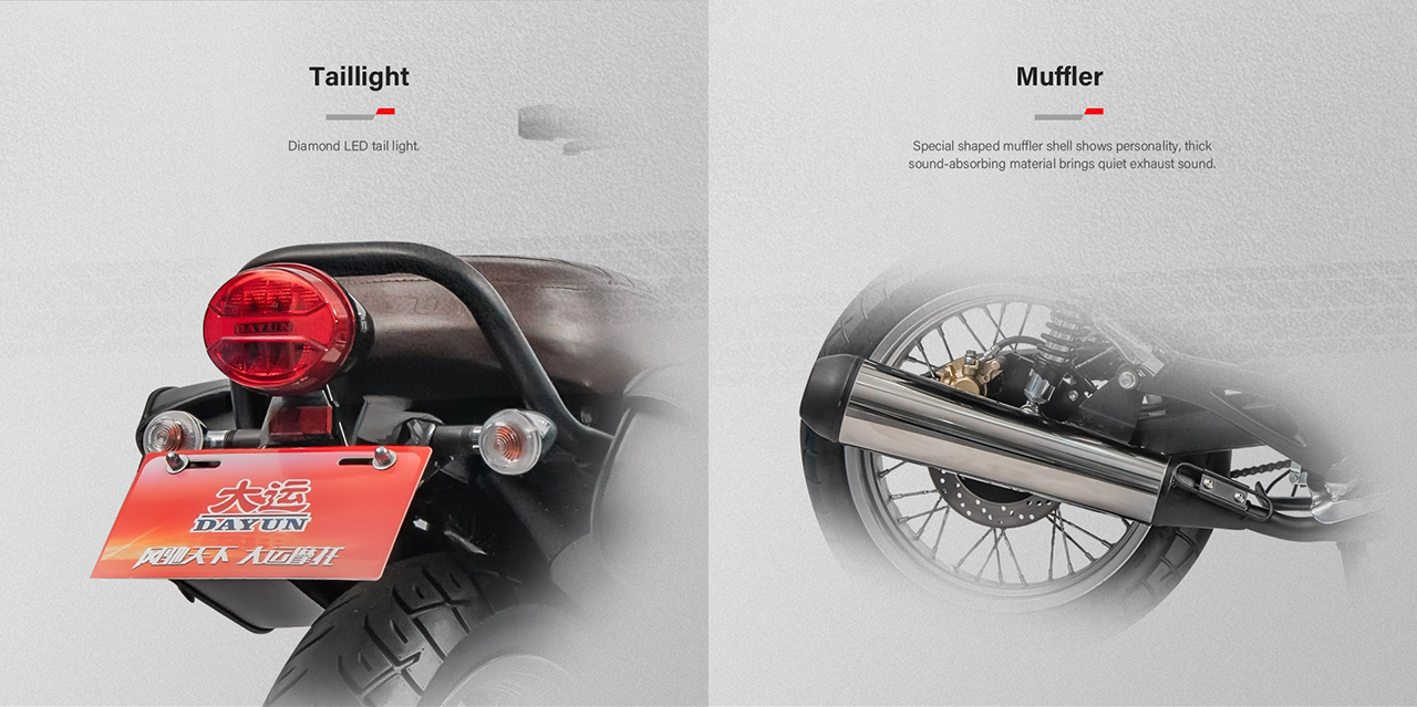 200cc Retro Motorcycle